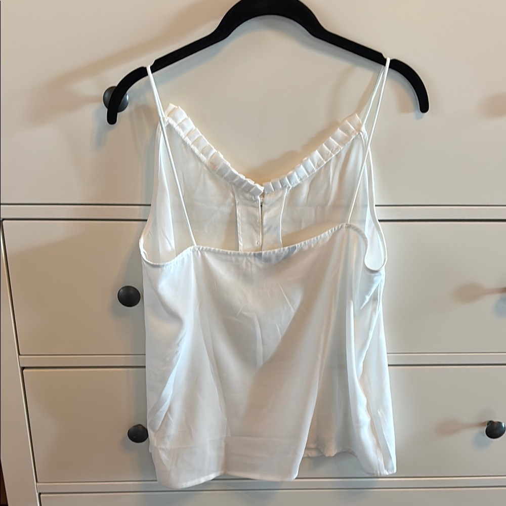SHEIN White Buttoned Fitted Camisole - Picture 2 of 3